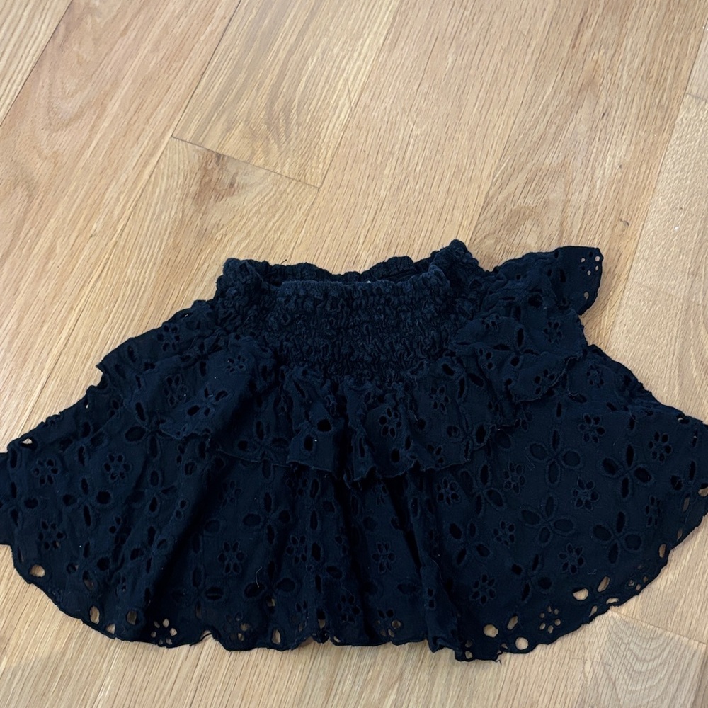 Elegant Black Lace Skirt